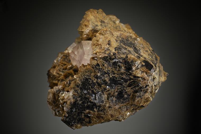 FLUORITE on SIDERITE